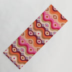 Psychedelic Eye Melt - Pink & Bronze Yoga Mat Gallery Image 1