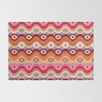 Psychedelic Eye Melt - Pink & Bronze Rug Gallery Image 2