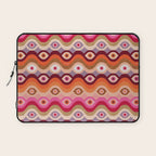 Psychedelic Eye Melt - Pink & Bronze Laptop Sleeve Gallery Image 1
