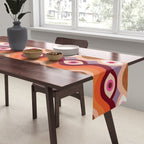 Psychedelic Eye Melt - Pink & Bronze Table Runner Gallery Image 2