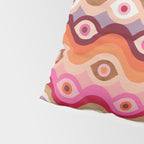 Psychedelic Eye Melt - Pink & Bronze Pillow Sham Gallery Image 4