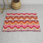 Psychedelic Eye Melt - Pink & Bronze Rug Gallery Image 1