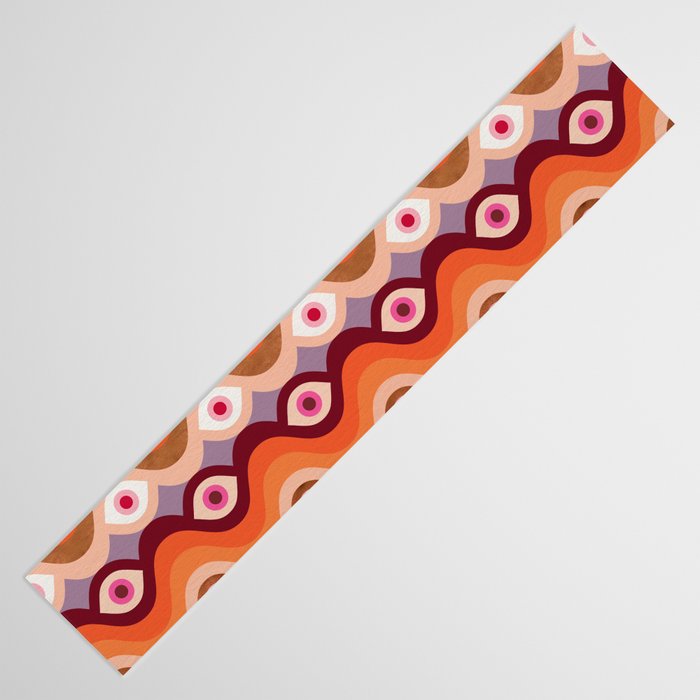 Psychedelic Eye Melt - Pink & Bronze Table Runner Gallery Image 3