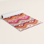 Psychedelic Eye Melt - Pink & Bronze Yoga Mat Gallery Image 2