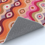 Psychedelic Eye Melt - Pink & Bronze Rug Gallery Image 4