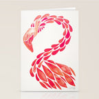 Miami Flamingo - Pink OmbrÃ© Stationery Card Gallery Image 2