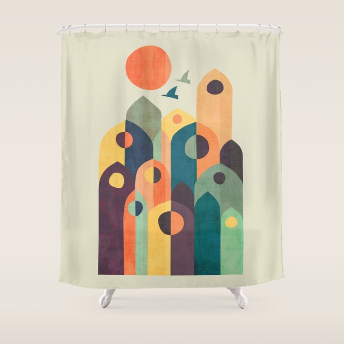 Ancient city Shower Curtain Gallery Image 1