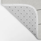 Virgo Zodiac Star Constellation Line Art White Bath Mat Gallery Image 2