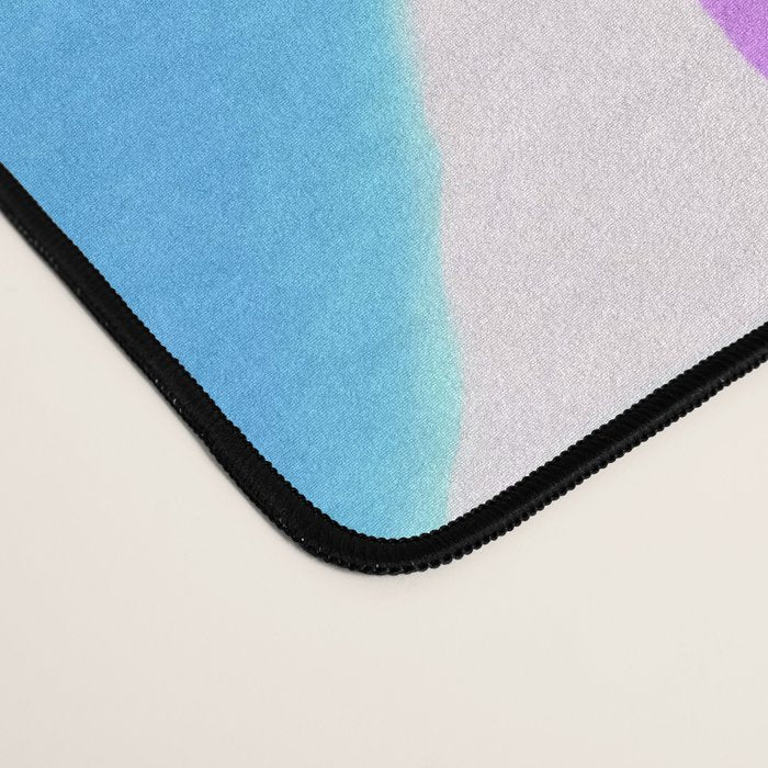 Playful Petals Mid Century Bold Groovy Flower Garden  Desk Mat Gallery Image 4