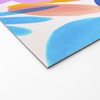 Playful Petals Mid Century Bold Groovy Flower Garden  Welcome Mat Gallery Image 2