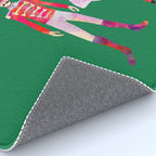 Nutcracker Ballet - Candy Cane Green Rug Gallery Image 4