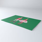 Nutcracker Ballet - Candy Cane Green Rug Gallery Image 3