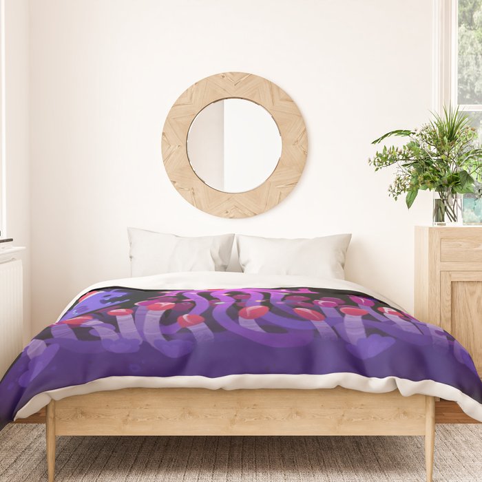 Christmas in the deep sea Duvet Cover Gallery Image 3