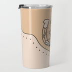 Good Fortune Gal - Neutral & Black Travel Mug Gallery Image 3