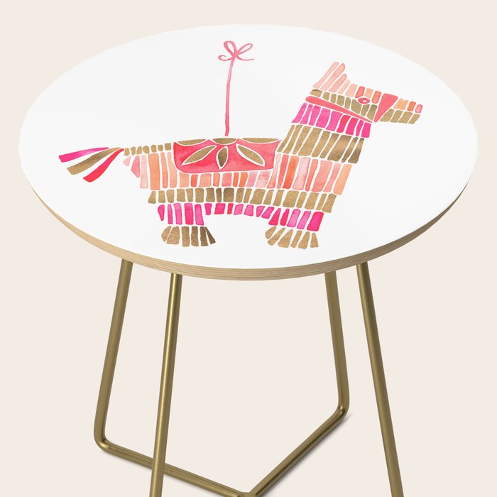 Mexican Donkey PinÌata - Pink & Rose Gold Palette Side Table Gallery Image 2