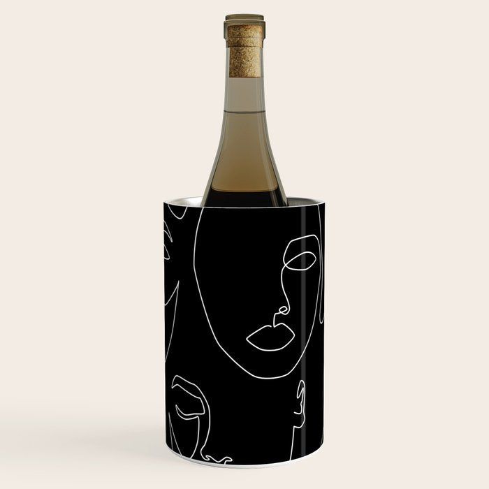 Faces in Dark Wine Chiller Gallery Image 3