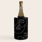 Faces in Dark Wine Chiller Gallery Image 1
