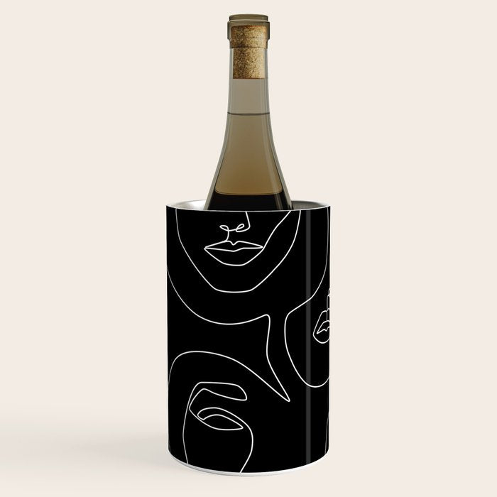 Faces in Dark Wine Chiller Gallery Image 2