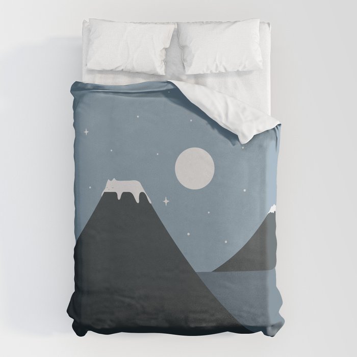 Cat Landscape 44 Duvet Cover Gallery Image 1