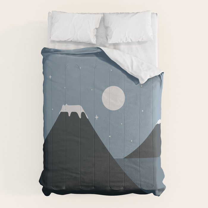 Cat Landscape 44 Comforter Gallery Image 6