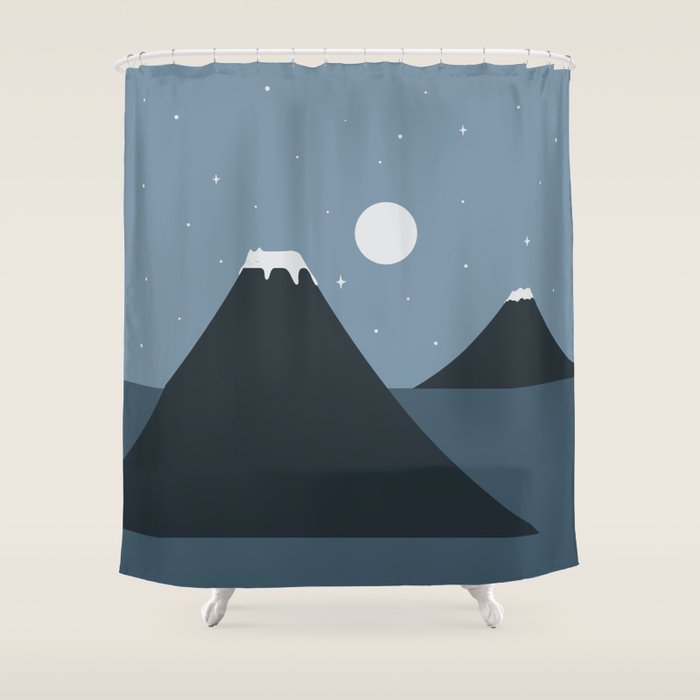Cat Landscape 44 Shower Curtain Gallery Image 1