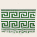 Dark Emerald Greek Key Wall Hanging Gallery Image 1