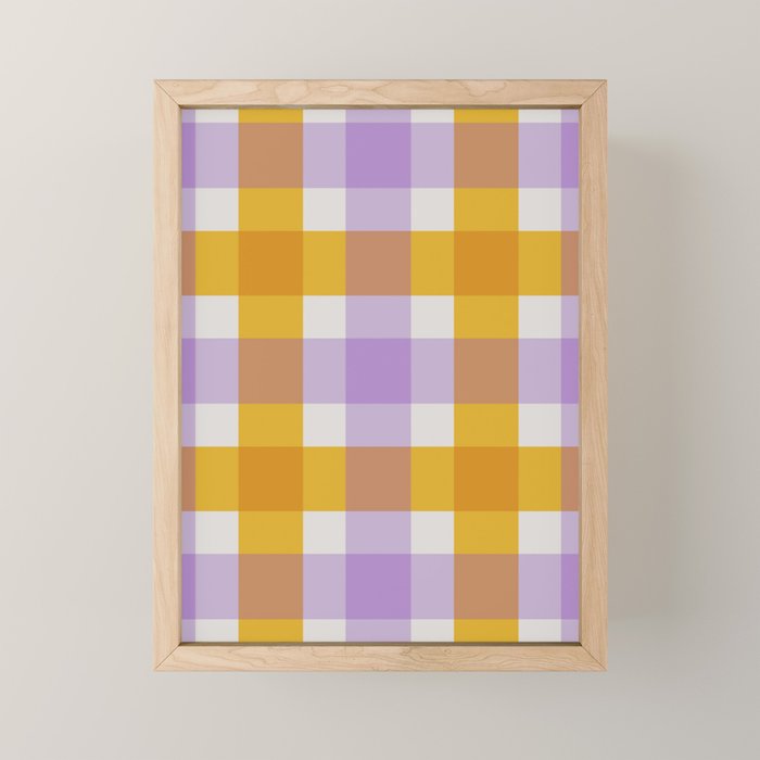 Soothing Geometric Blocks PY Mini Art Print Gallery Image 1