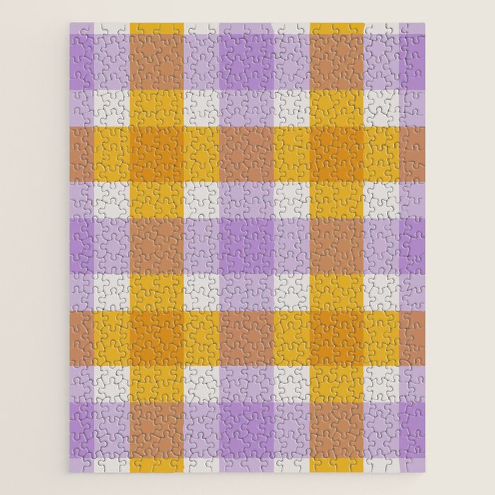 Soothing Geometric Blocks PY Jigsaw Puzzle Gallery Image 1