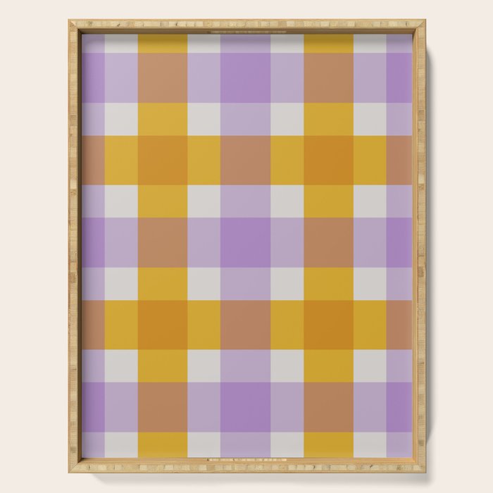 Soothing Geometric Blocks PY Serving Tray Gallery Image 1