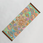 Bohemian Festival Lotus Mandala Yoga Mat Gallery Image 1