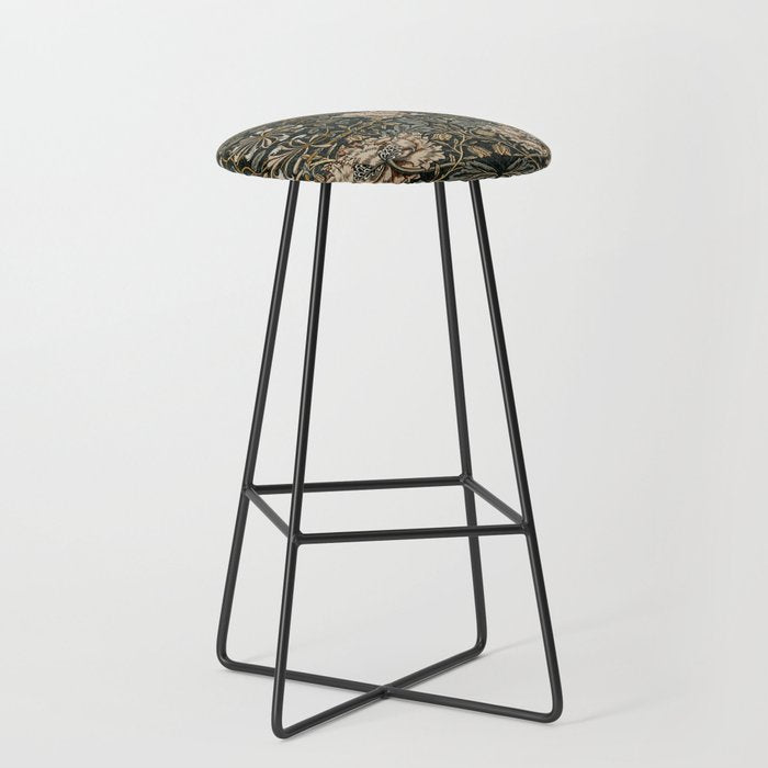 William Morris floral, honeysucklea Stool Gallery Image 1