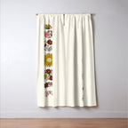 Floral Phases of the Moon Window Curtain Gallery Image 3