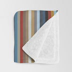 Nordic Stripes Vertical Pattern Throw Blanket Gallery Image 3
