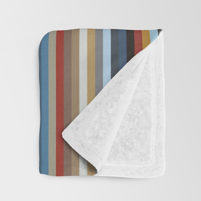 Nordic Stripes Vertical Pattern Throw Blanket Gallery Image 3