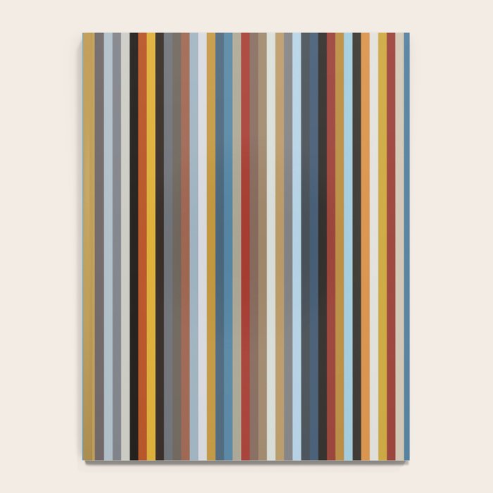 Nordic Stripes Vertical Pattern Notebook Gallery Image 4