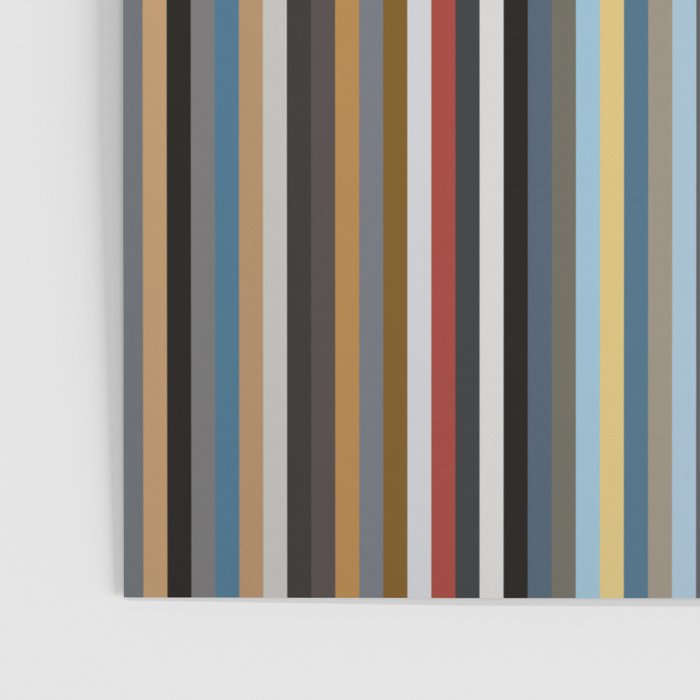 Nordic Stripes Vertical Pattern Poster Gallery Image 3
