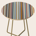 Nordic Stripes Vertical Pattern Side Table Gallery Image 2