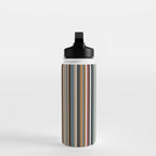 Nordic Stripes Vertical Pattern Water Bottle Gallery Image 3