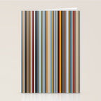 Nordic Stripes Vertical Pattern Stationery Card Gallery Image 2