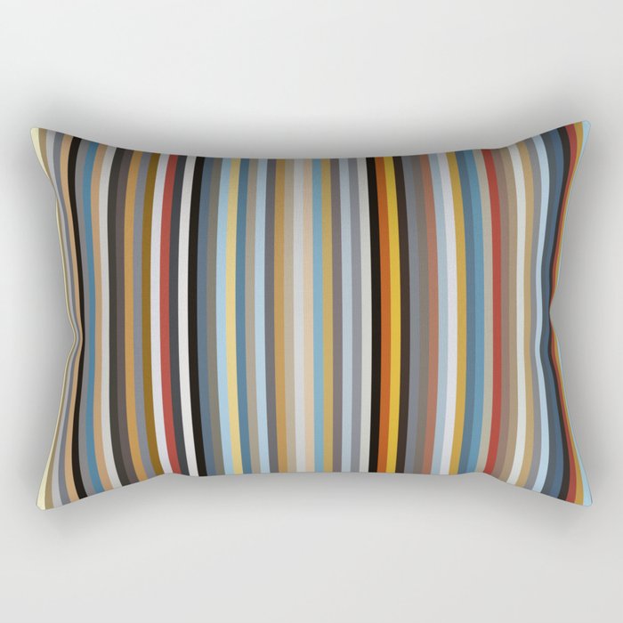 Nordic Stripes Vertical Pattern Rectangular Pillow Gallery Image 2