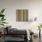 Nordic Stripes Vertical Pattern Wood Wall Art Gallery Image 2