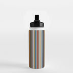 Nordic Stripes Vertical Pattern Water Bottle Gallery Image 2