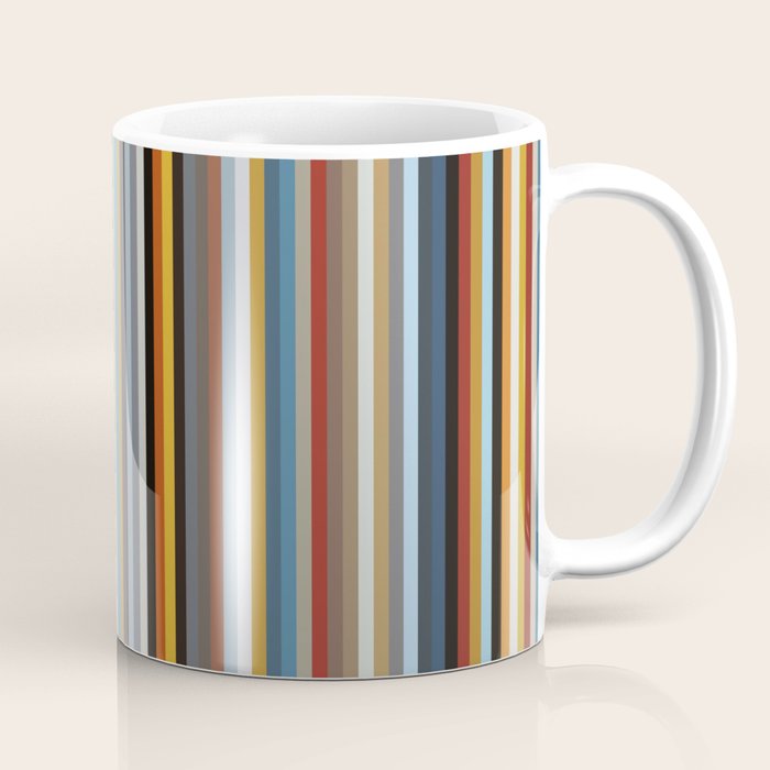 Nordic Stripes Vertical Pattern Coffee Mug Gallery Image 1