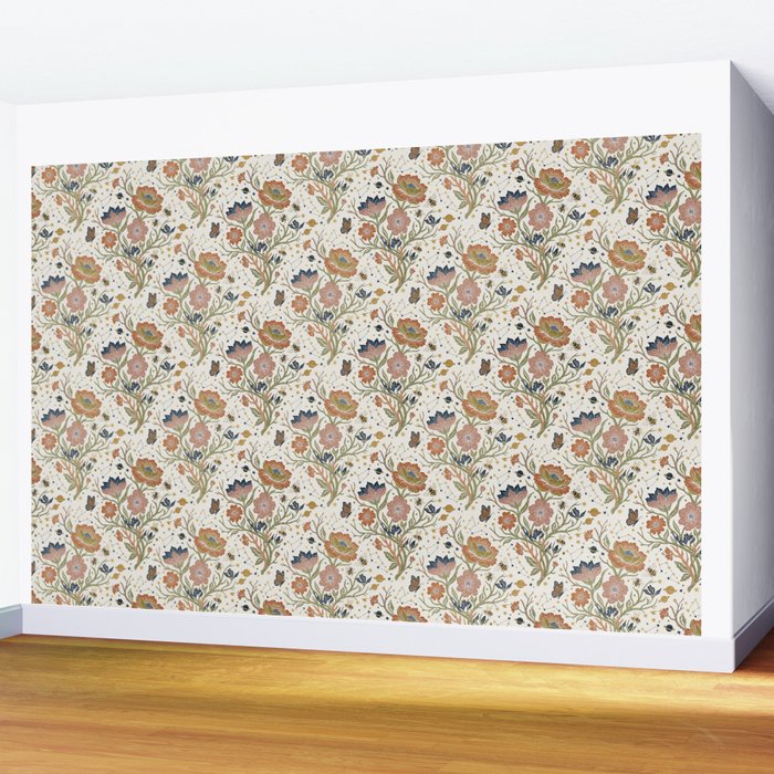 Boho Floral Galaxy Garden Wall Mural Gallery Image 2