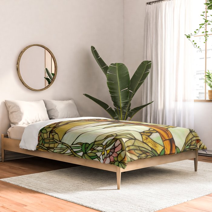 Louis Comfort Tiffany - Decorative stained glass 6. Comforter Gallery Image 2
