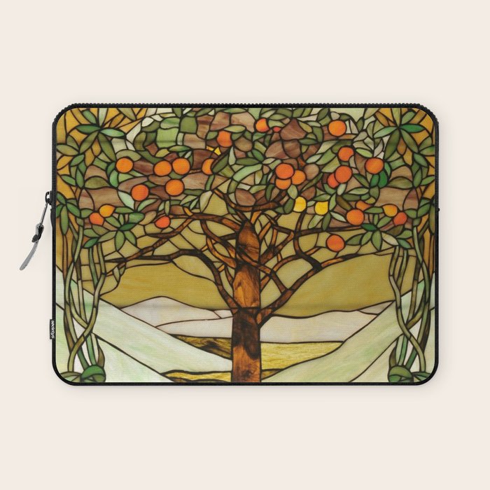 Louis Comfort Tiffany - Decorative stained glass 6. Laptop Sleeve Gallery Image 1