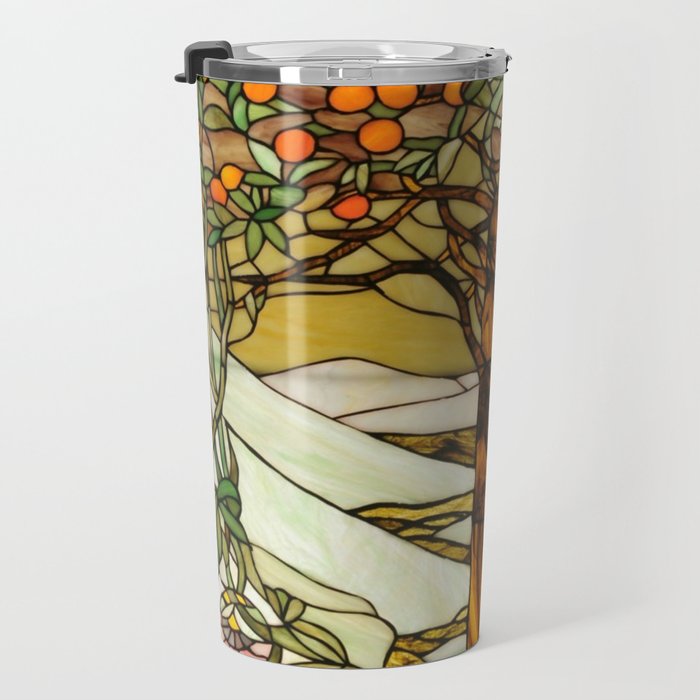 Louis Comfort Tiffany - Decorative stained glass 6. Travel Mug Gallery Image 3