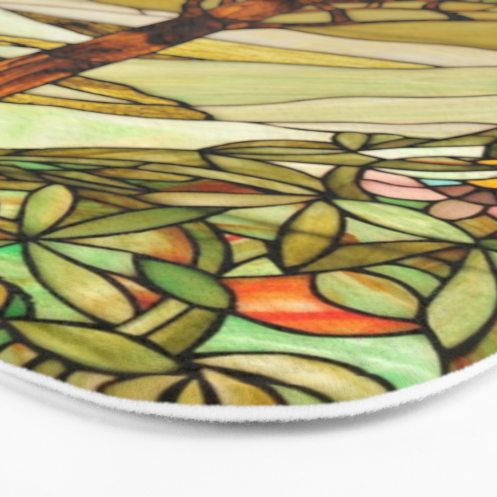 Louis Comfort Tiffany - Decorative stained glass 6. Bath Mat Gallery Image 3