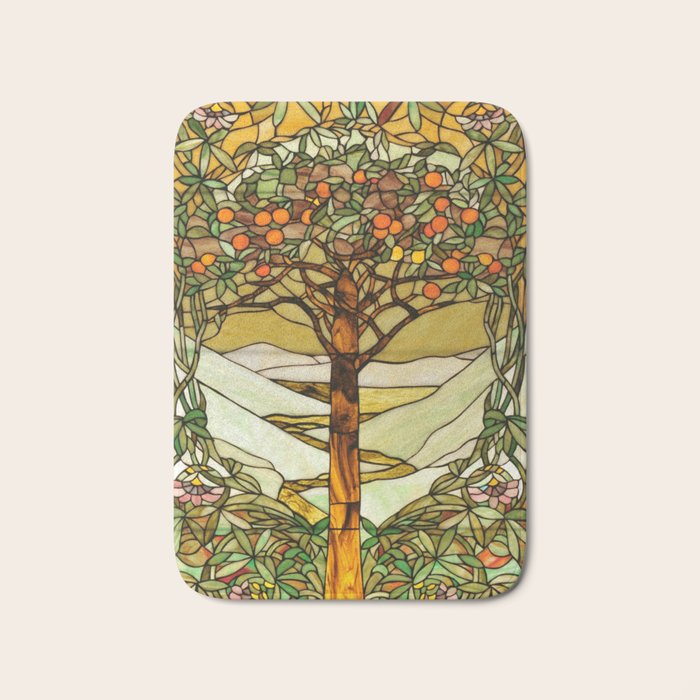 Louis Comfort Tiffany - Decorative stained glass 6. Bath Mat Gallery Image 1