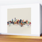 boston skyline Wall Mural Gallery Image 2